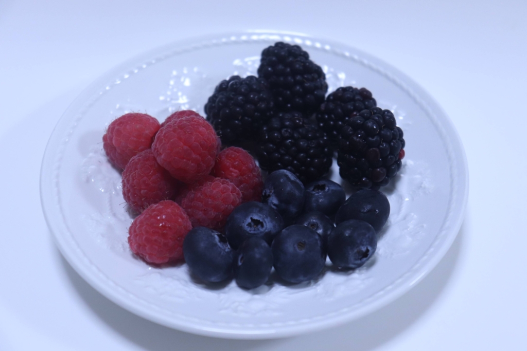 Blackberry & raspberry & blueberry